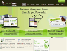 Tablet Screenshot of paperlessindia.com